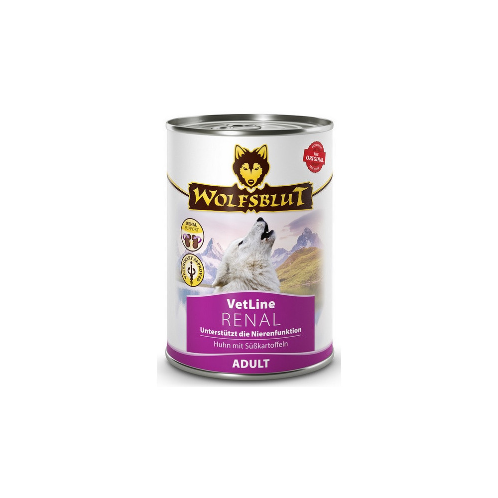 Wolfsblut Dog VetLine Renal - kurczak i bataty puszka 395g