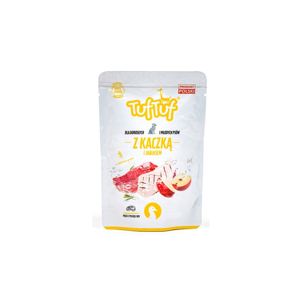 TUF TUF Kaczka z jabłkiem dla psa saszetka 500g