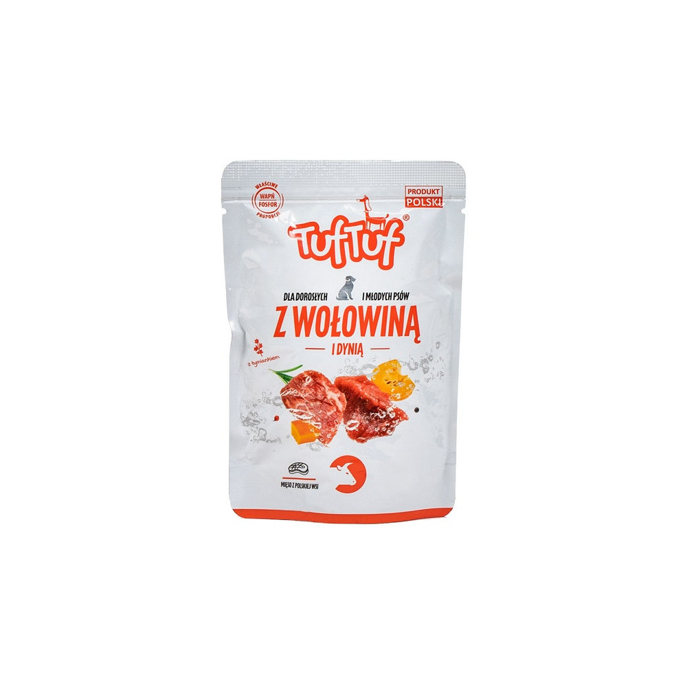 TUF TUF Wołowina z dynią i ziemniakami dla psa saszetka 500g