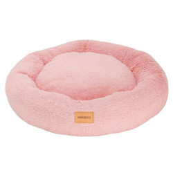 MIMIKO Pets Legowisko Shaggy okrągłe M 45cm różowe