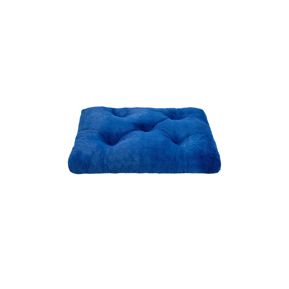 MIMIKO Pets Legowisko Shaggy prostokątne XL 85x65cm chabrowe
