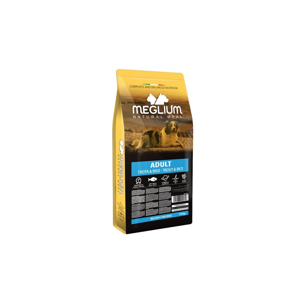 Meglium Dog Adult Trout & Rice 14kg