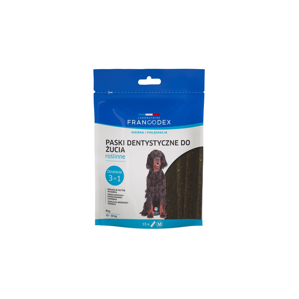 Francodex Paski Dental M 15szt 352,5g [FR179611]