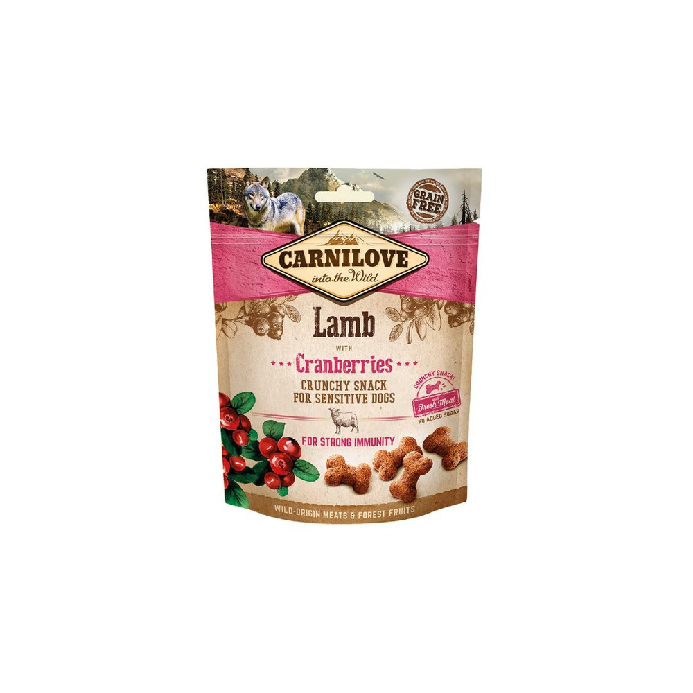 Carnilove Dog Snack Fresh Crunchy Lamb+Cranberries 200g