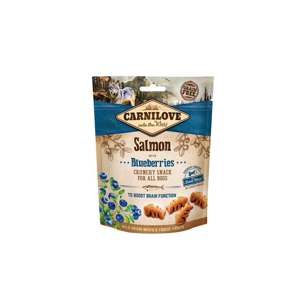 Carnilove Dog Snack Fresh Crunchy Salmon+Blueberries 200g