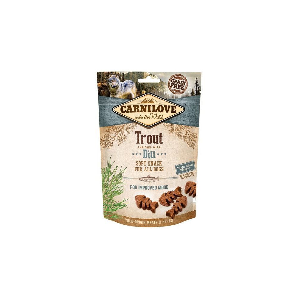 Carnilove Dog Snack Fresh Soft Trout+Dill 200g