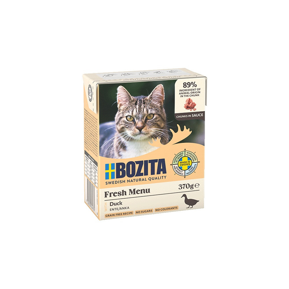 Bozita z Kaczką kawałki w sosie kartonik 370g