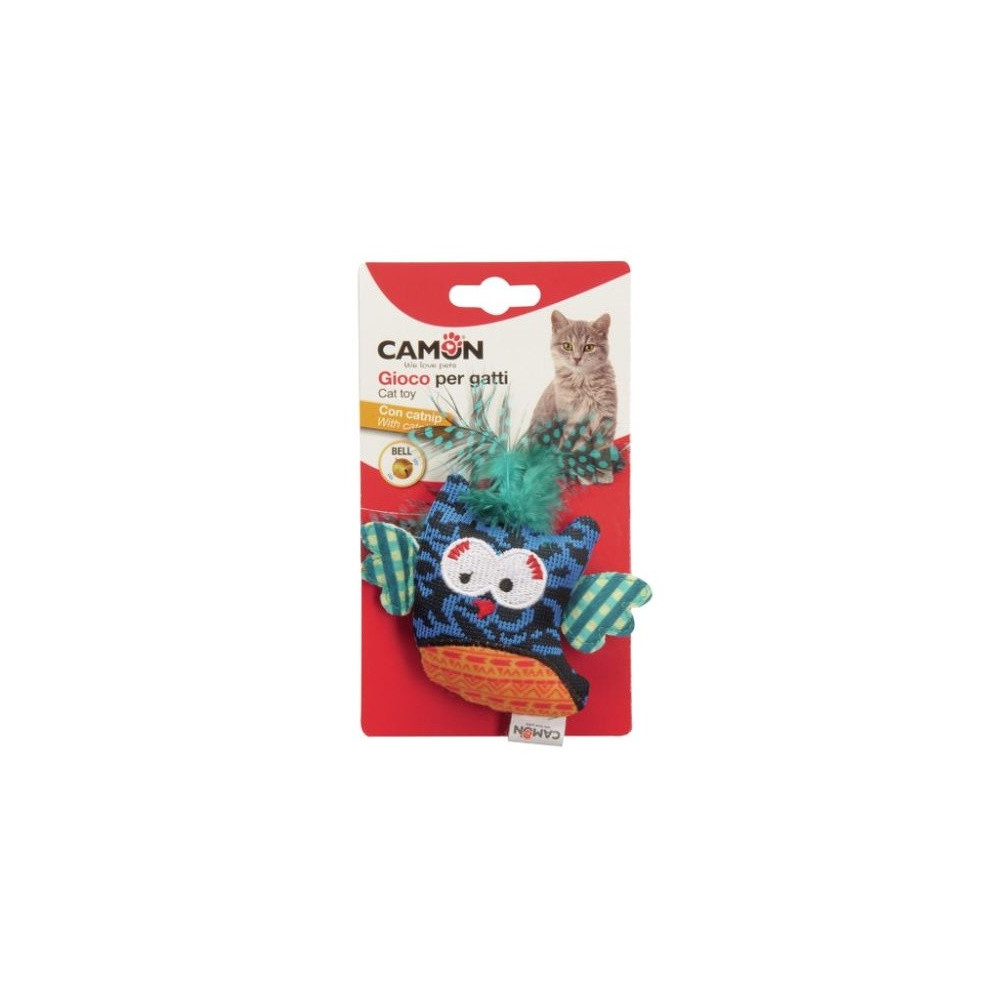 Camon Cat Toy Ptaszek z dzwonkiem i kocimietką 10cm