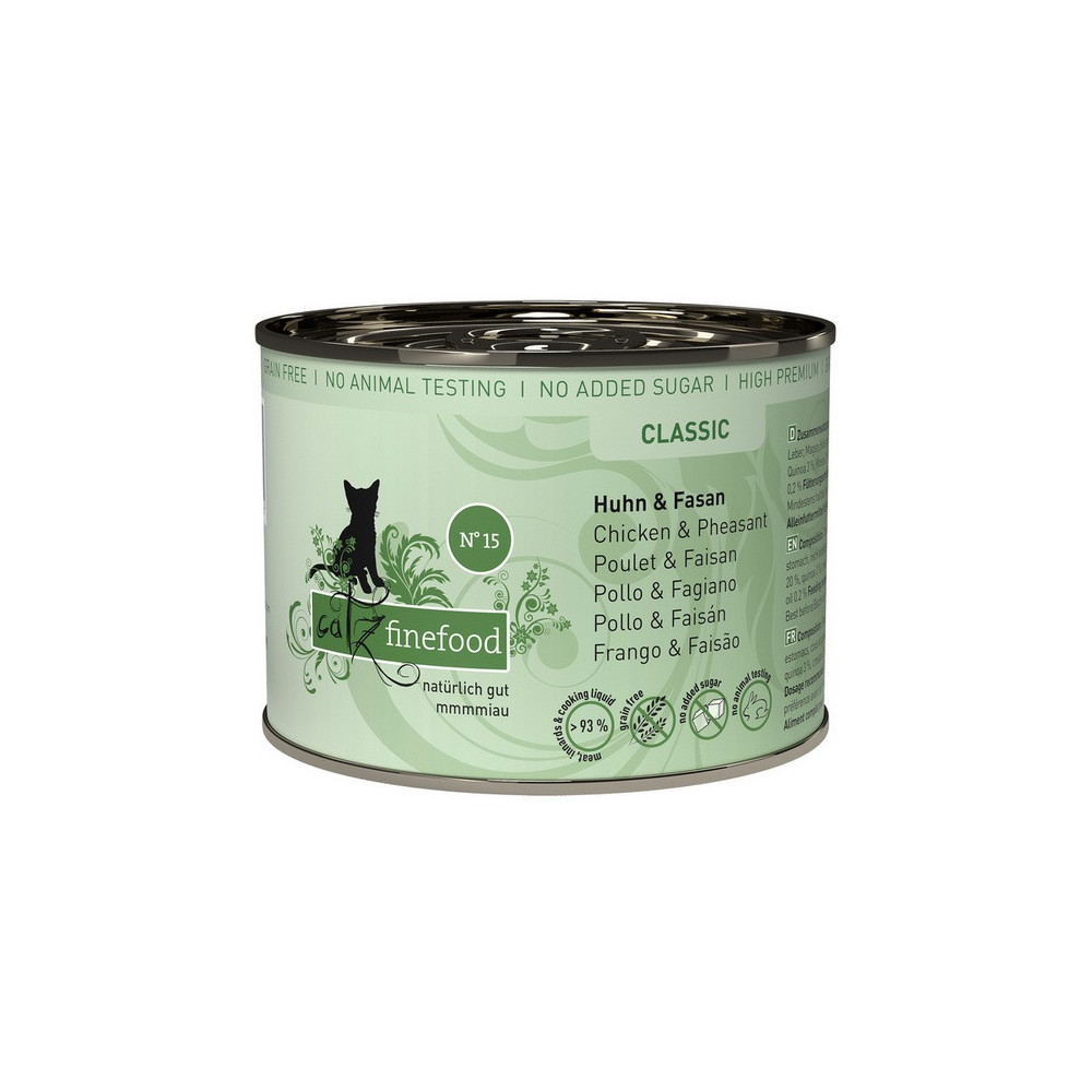 Catz Finefood Classic N.15 Kurczak i Bażant puszka 200g