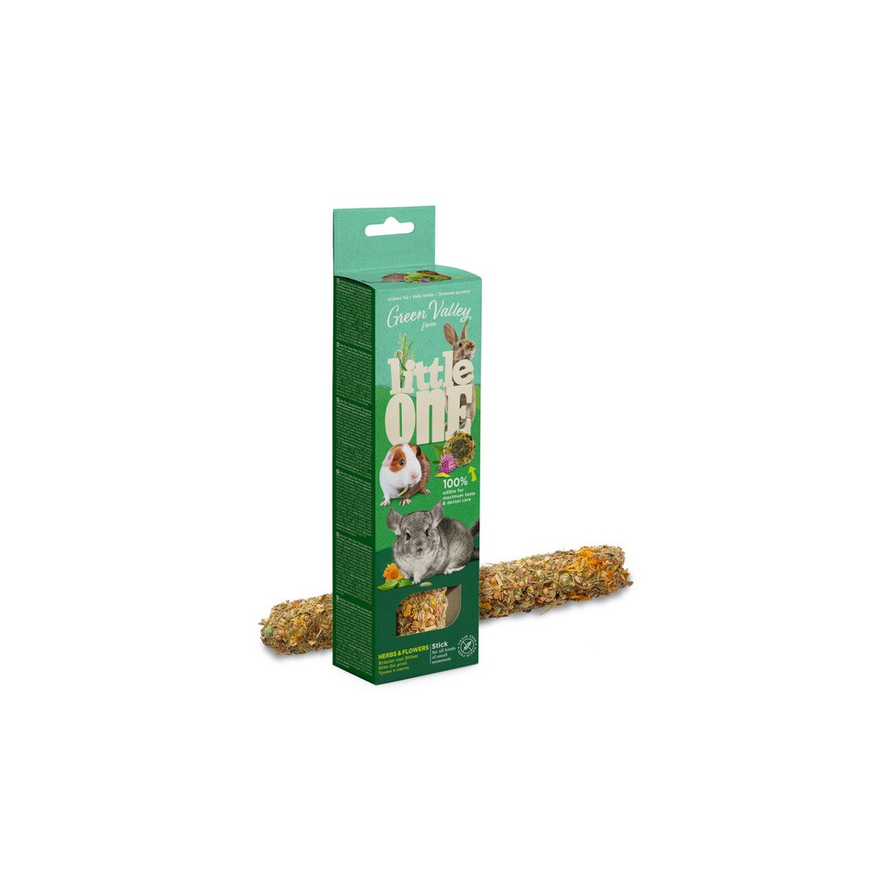 Little One Zielona Dolina Bezzbożowy baton z kwiatami 160g