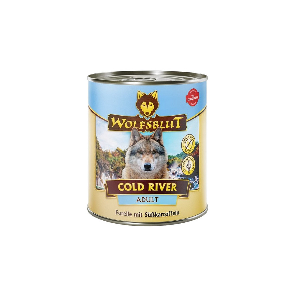 Wolfsblut Dog Cold River - pstrąg i bataty puszka 800g