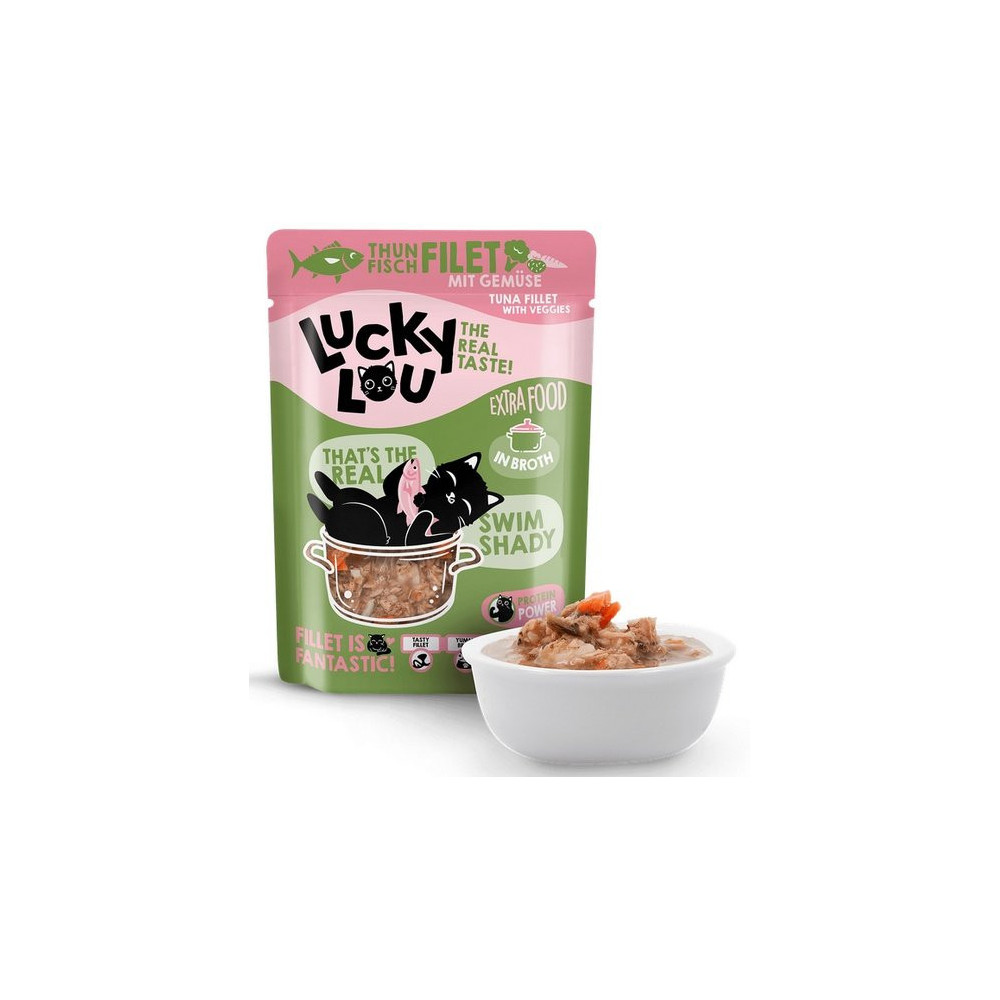 Lucky Lou Extrafood Tuńczyk i warzywa w bulionie saszetka 70g