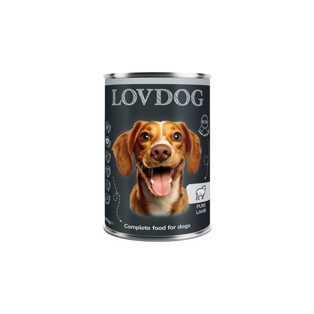 Lovdog Pure Lamb puszka 400g