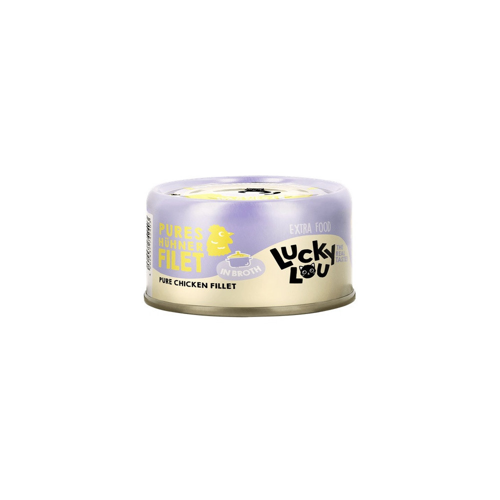 Lucky Lou Extrafood Kurczak w bulionie puszka 70g