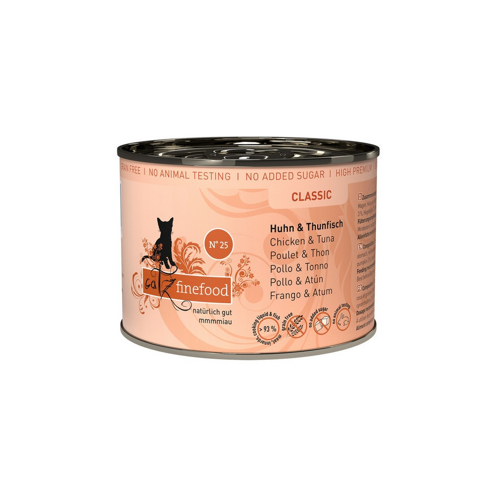 Catz Finefood Classic N.25 Kurczak i Tuńczyk puszka 200g
