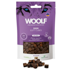 Woolf Soft Cubes Monoprotein Deer 100g
