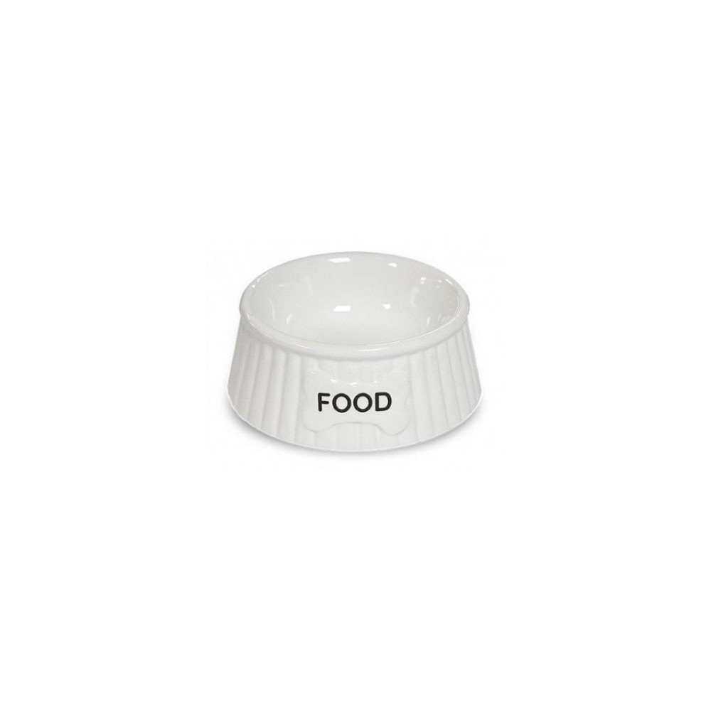 Yarro/Moderna Miska ceramiczna dla psa Food biała [Y2753]