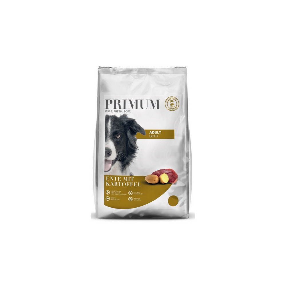 Primum Dog Półwilgotna karma monoproteinowa Adult Soft Duck kaczka i ziemniaki 1,5kg