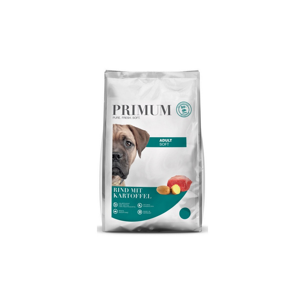 Primum Dog Półwilgotna karma monoproteinowa Adult Soft Beef wołowina i ziemniaki 5kg