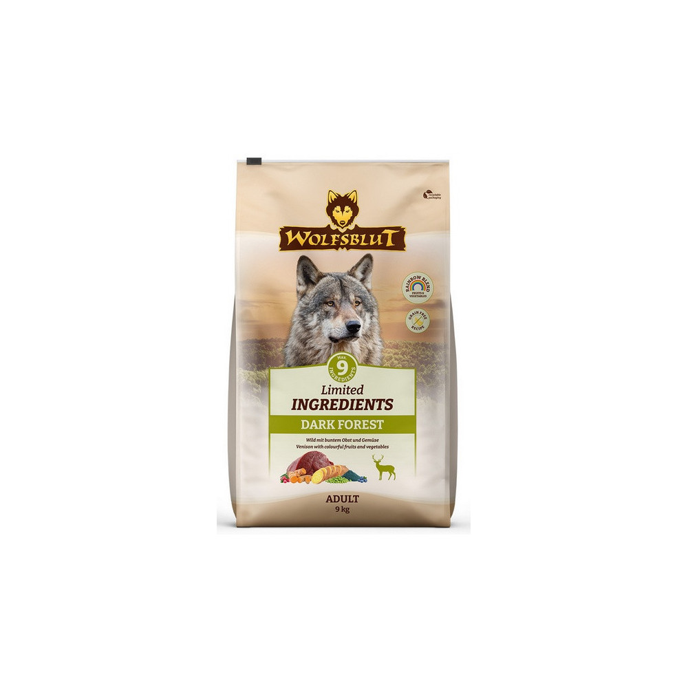 Wolfsblut Dog Limited Ingredients Dark Forest - dziczyzna i bataty 9kg
