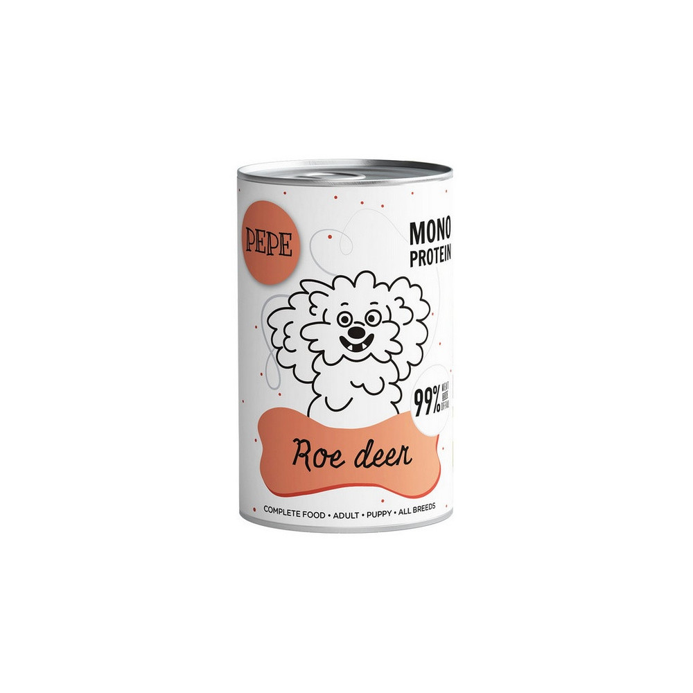 Paka Zwierzaka PEPE Roe Deer (sarna) puszka 400g