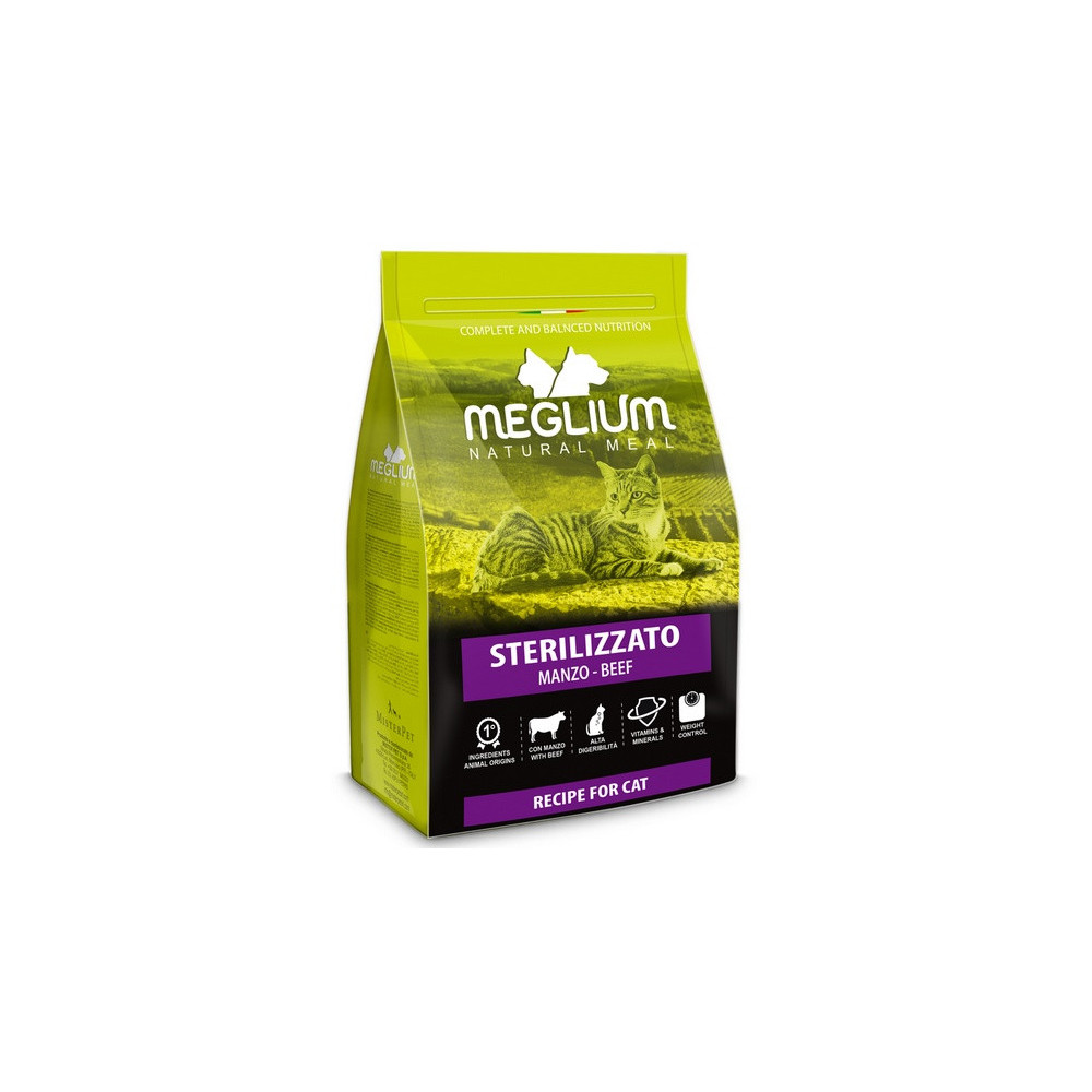 Meglium Cat Adult Neutered Beef 10kg