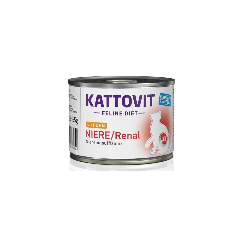Kattovit Feline Diet Niere/Renal kurczak puszka 185g
