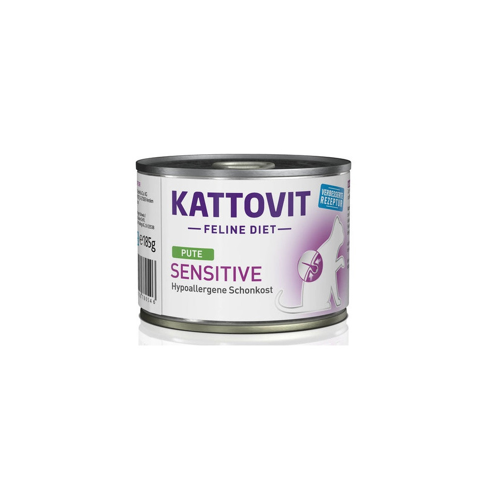 Kattovit Feline Diet Sensitive indyk puszka 185g