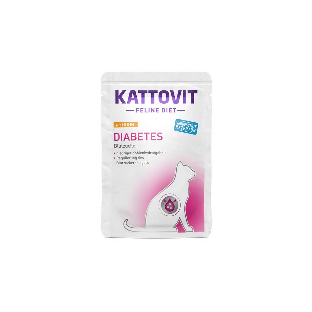 Kattovit Feline Diet Diabetes kurczak saszetka 85g