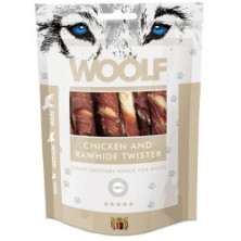 Woolf Chicken & Rawhide Twister 100g