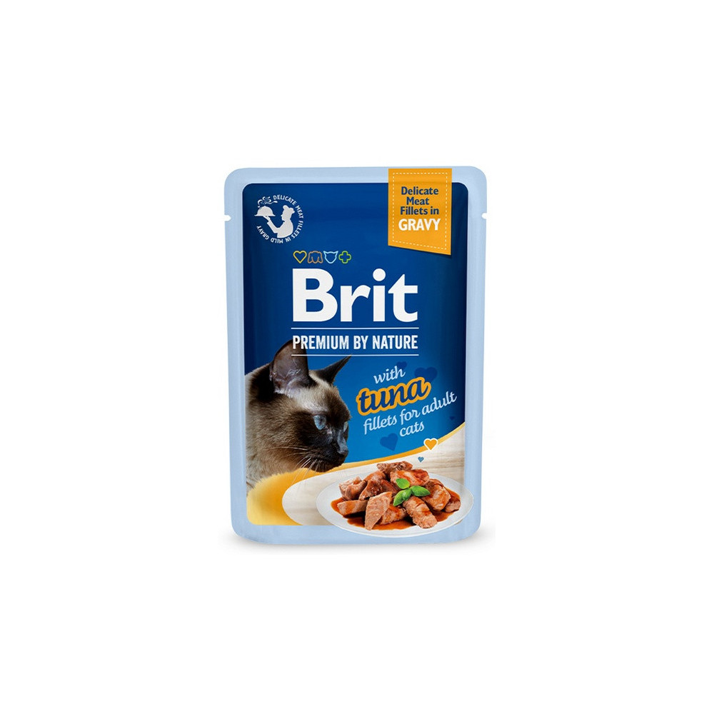 Brit Premium Cat Fillets with Tuna sos saszetka 85g