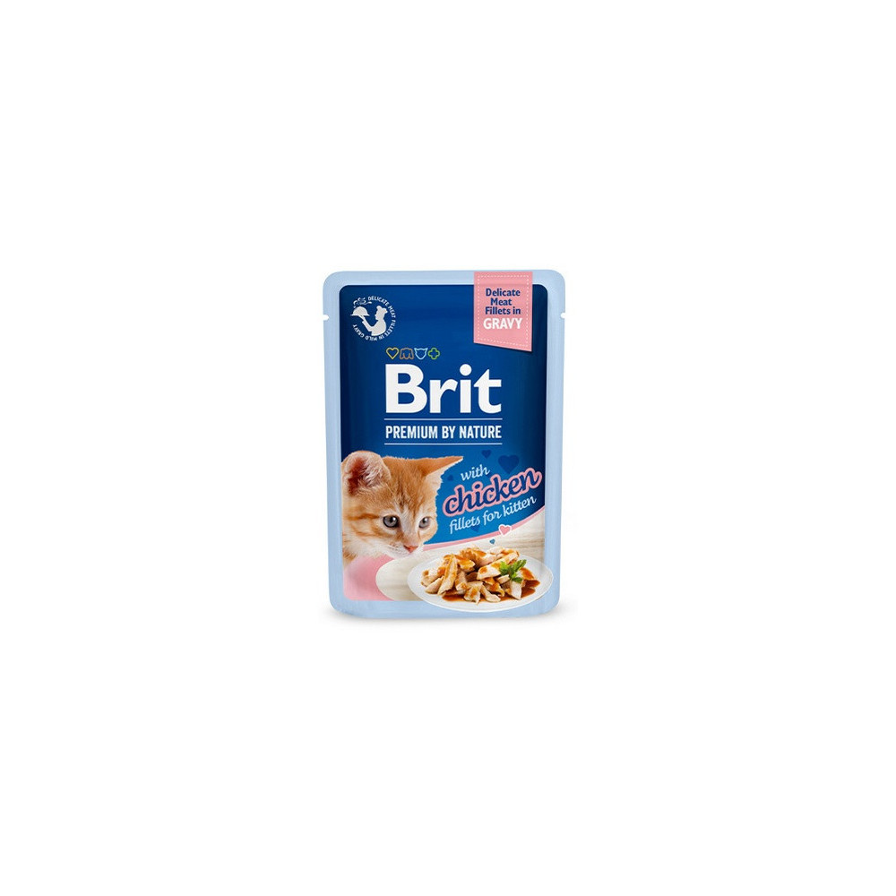 Brit Premium Cat Kitten Fillets with Chicken saszetka 85g