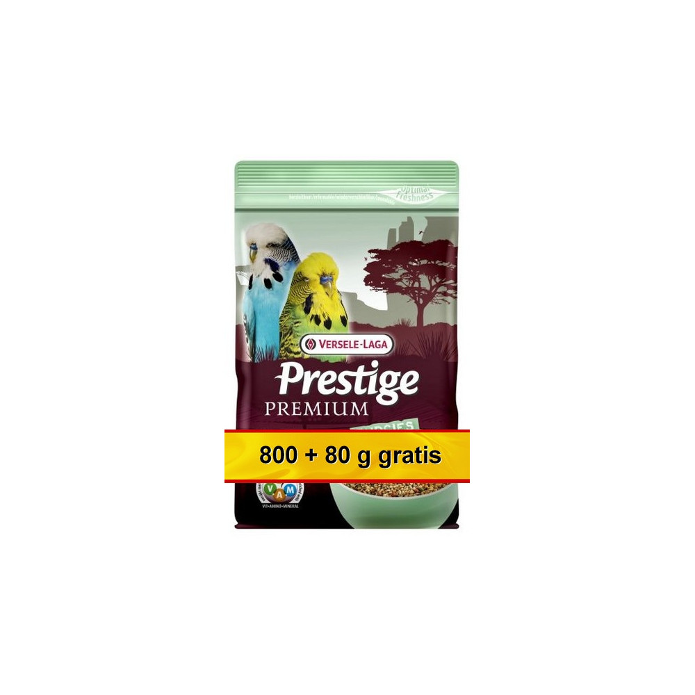 Versele-Laga Prestige Budgies Premium papużka falista 880g (800g+80g gratis)