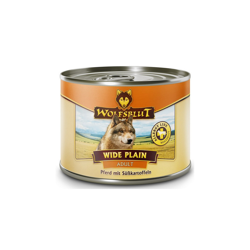 Wolfsblut Dog Wide Plain - konina i bataty puszka 200g