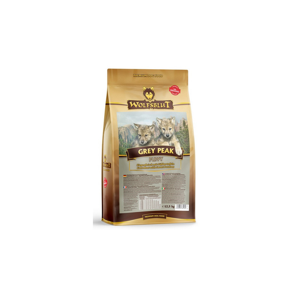 Wolfsblut Dog Grey Peak Puppy - koza i bataty 12,5kg