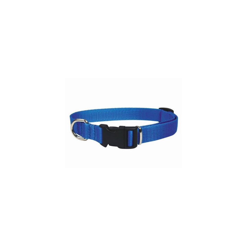 CHABA Obroża taśma regulowana 10mm x 30cm niebieska