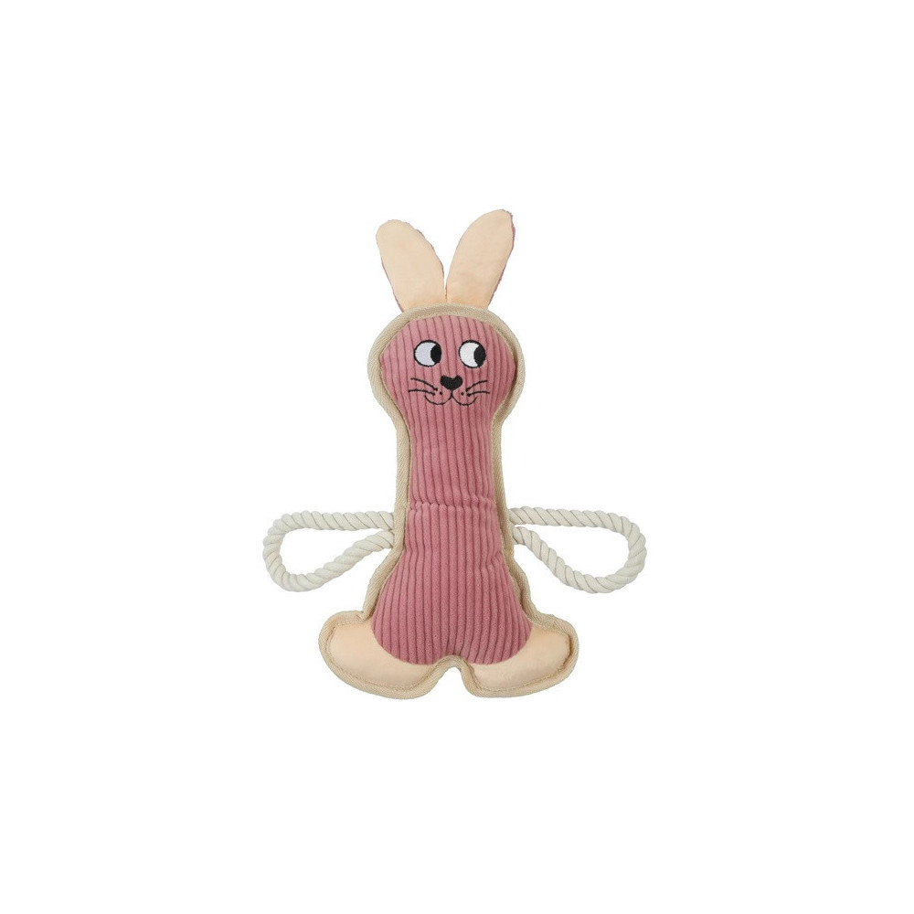 Zolux Zabawka dla psa Królik Buddy różowy 33cm