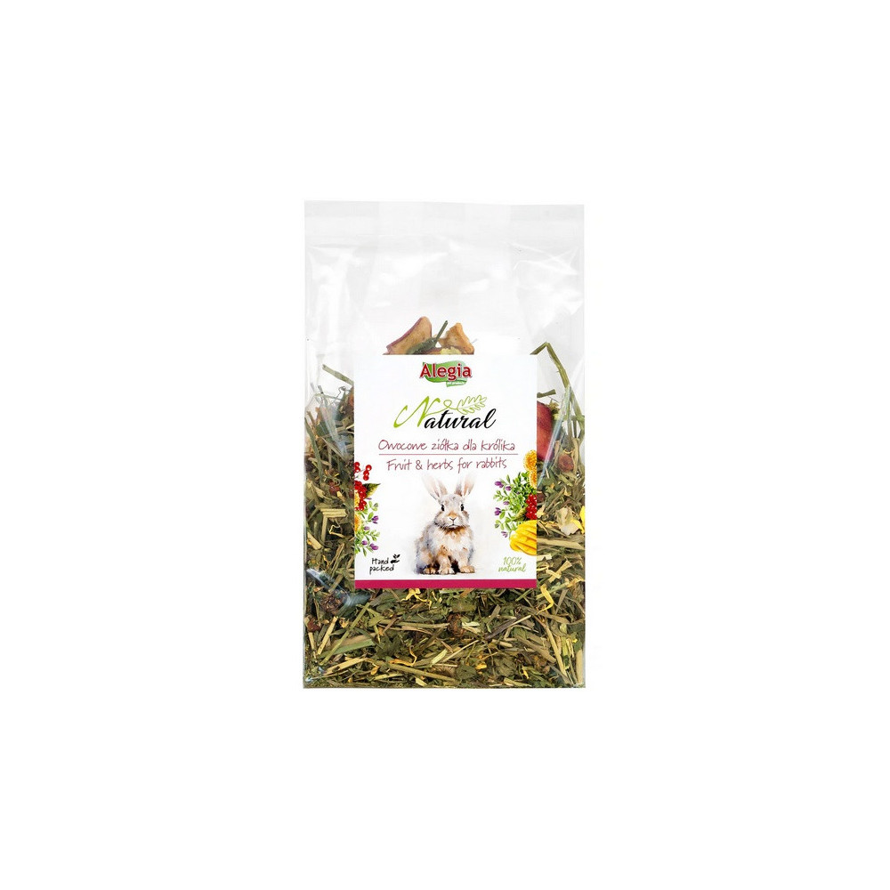 Alegia Natural Owocowe ziółka dla królika 130g