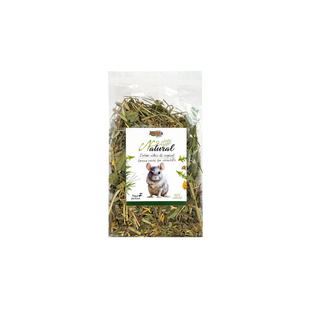 Alegia Natural Zielone ziółka dla szynszyli 120g
