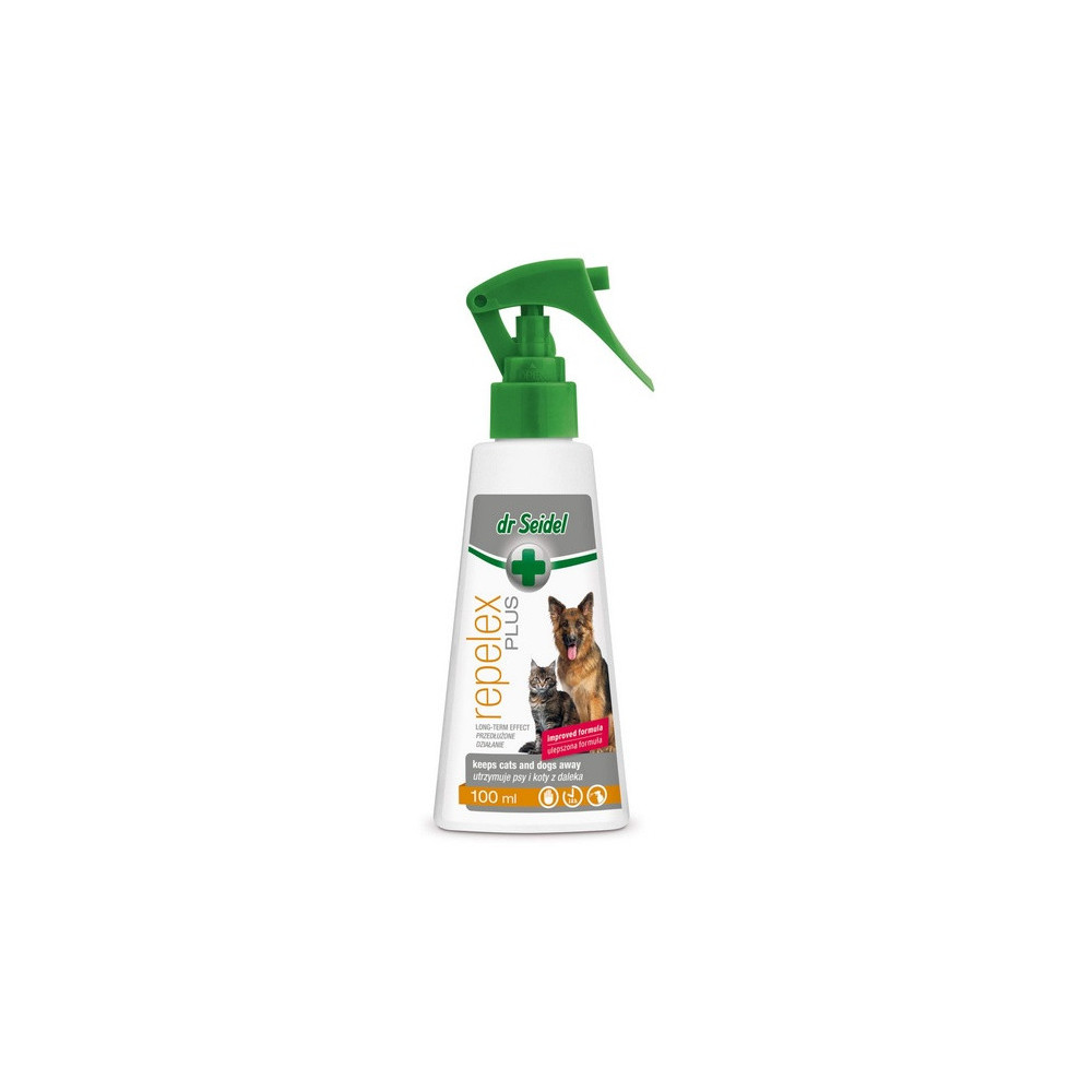 Dr Seidel Repelex Plus - Płyn utrzymujący psy i koty z daleka - spray 100ml