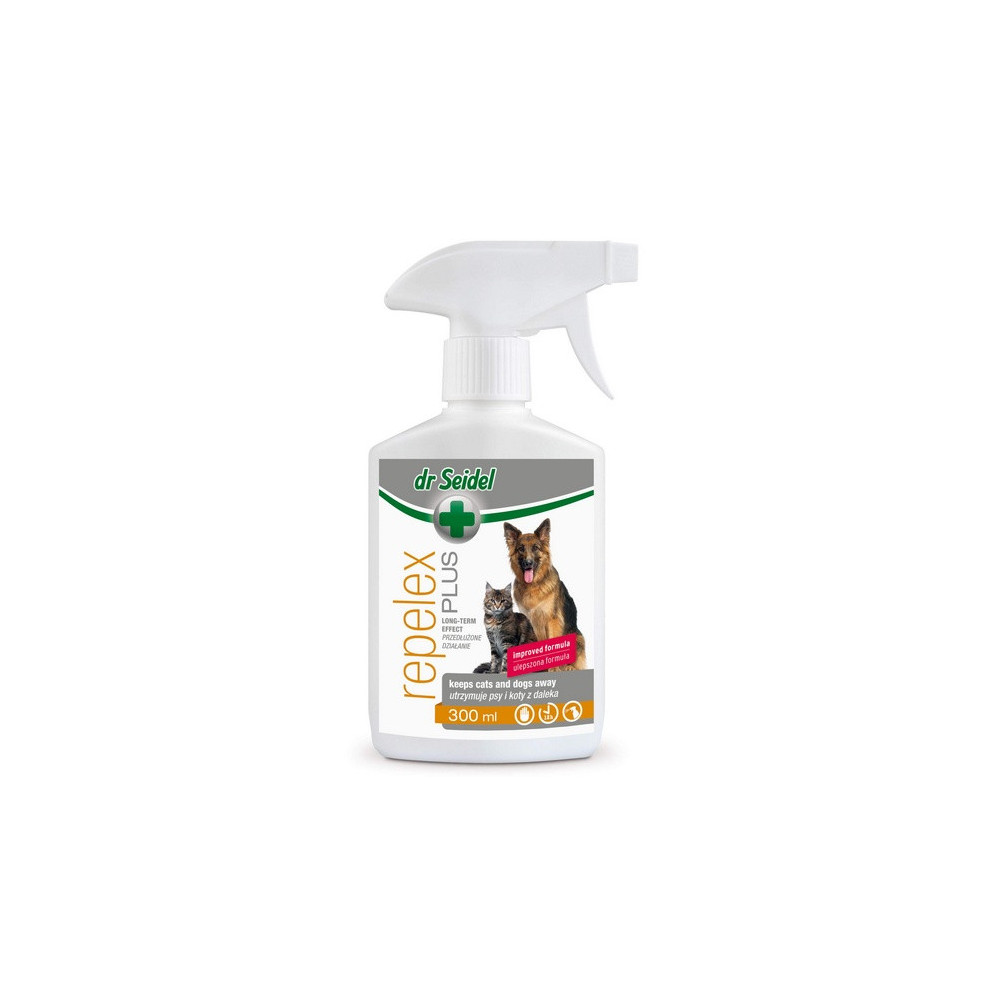 Dr Seidel Repelex Plus - Płyn utrzymujący psy i koty z daleka - spray 300ml