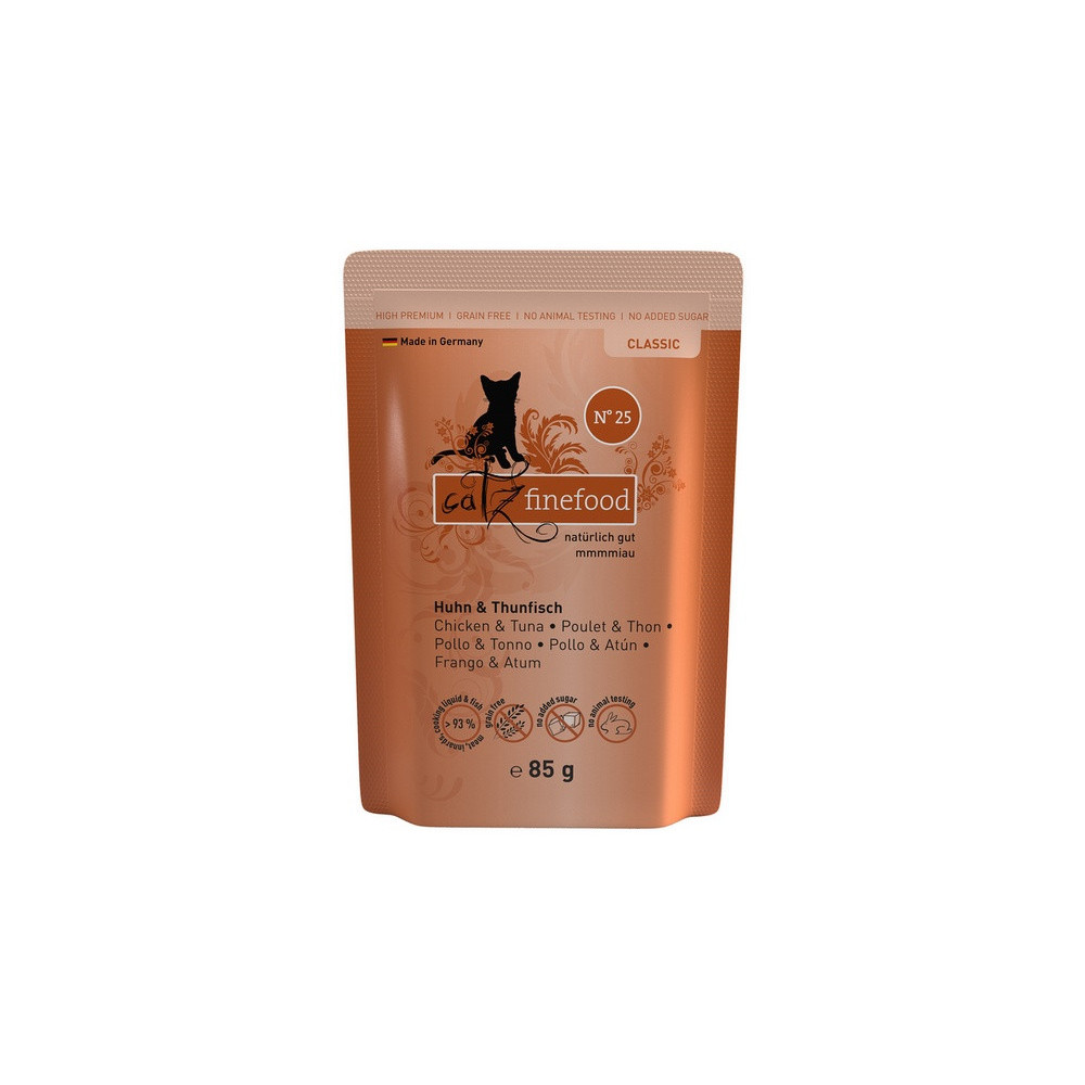 Catz Finefood Classic N.25 Kurczak i Tuńczyk saszetka 85g