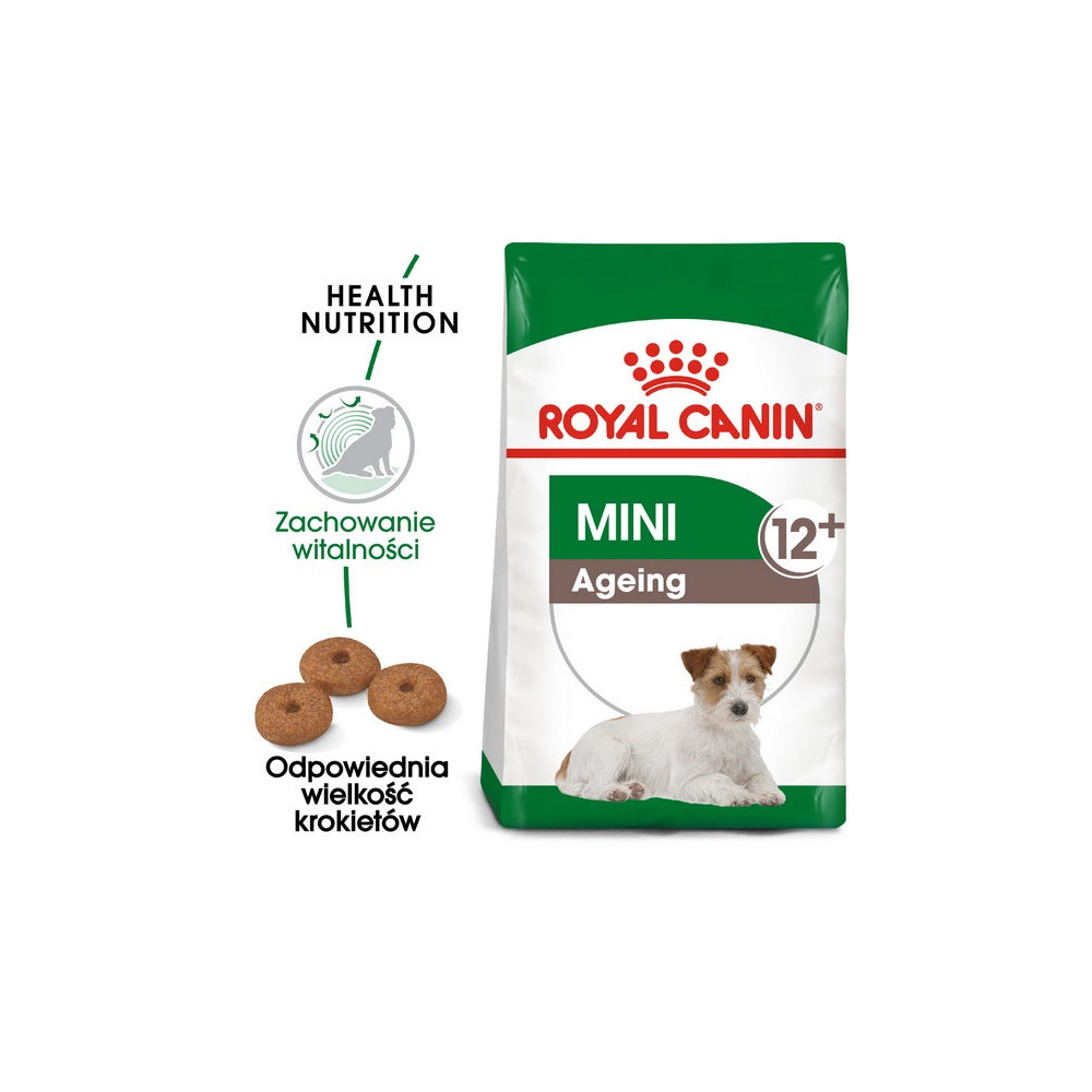 Royal Canin Mini Ageing 12+ karma sucha dla psów dojrzałych po 12 roku życia, ras małych 1,5kg