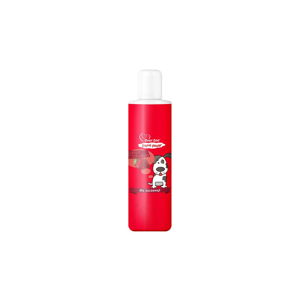 Over Zoo Frutti Power Szampon o zapachu truskawkowym - dla szczeniąt 200ml