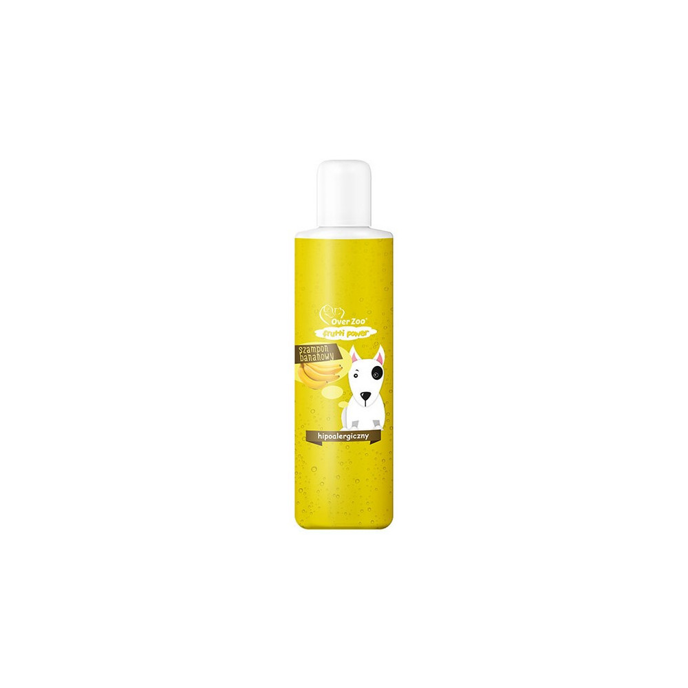 Over Zoo Frutti Power Szampon o zapachu bananowym - hipoalergiczny dla psa 200ml
