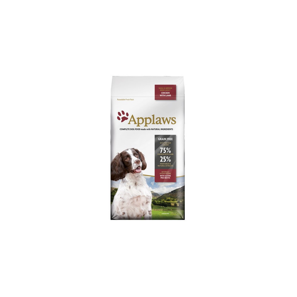 Applaws Adult Dog Small & Medium Breed Kurczak z jagnięciną 2kg