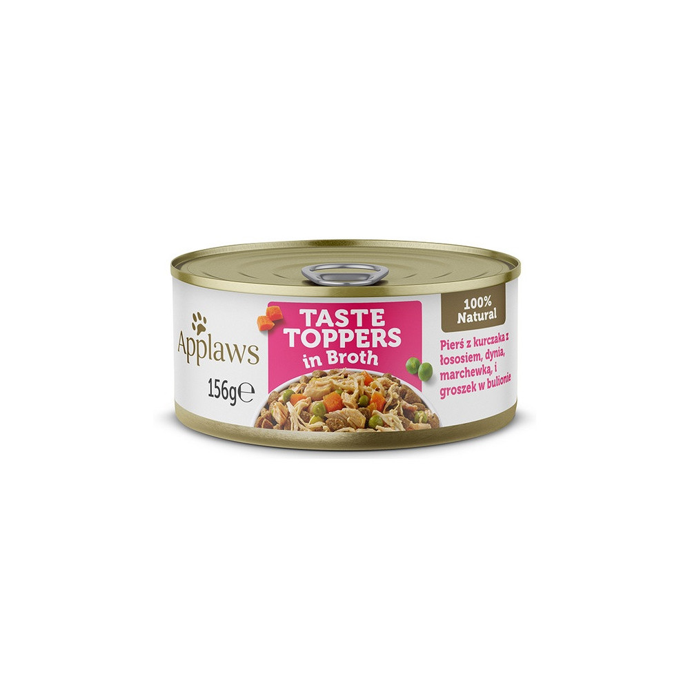 Applaws Dog Taste Toppers puszka z kurczakiem, łososiem i warzywami 156g