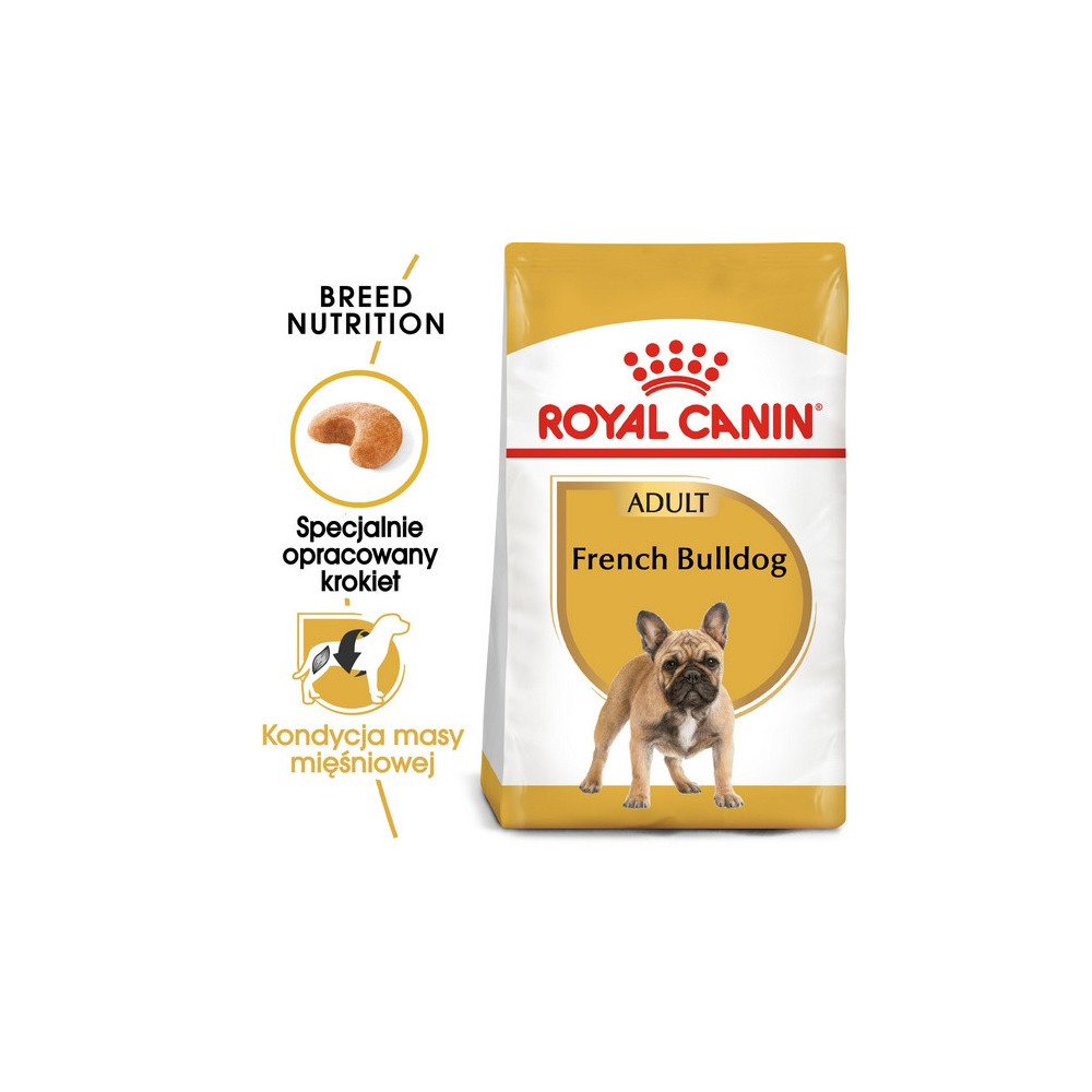 Royal Canin French Bulldog Adult karma sucha dla psów dorosłych rasy buldog francuski 3kg