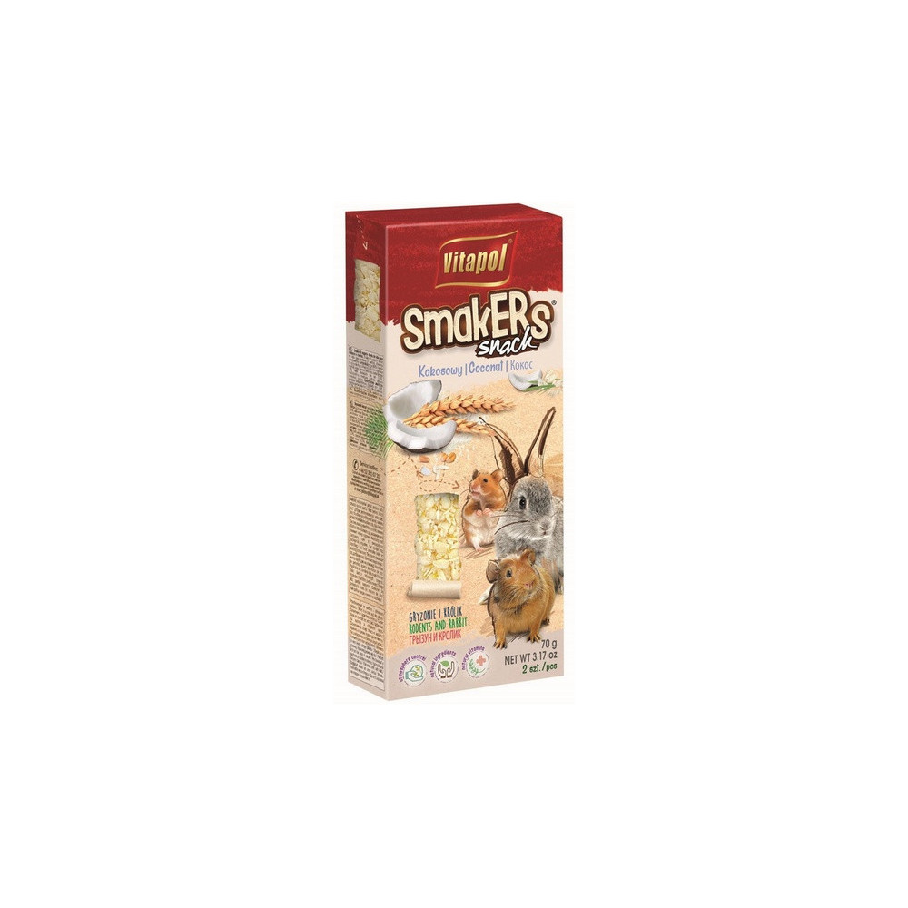Vitapol Smakers dla gryzoni - kokosowy 2szt [1135]