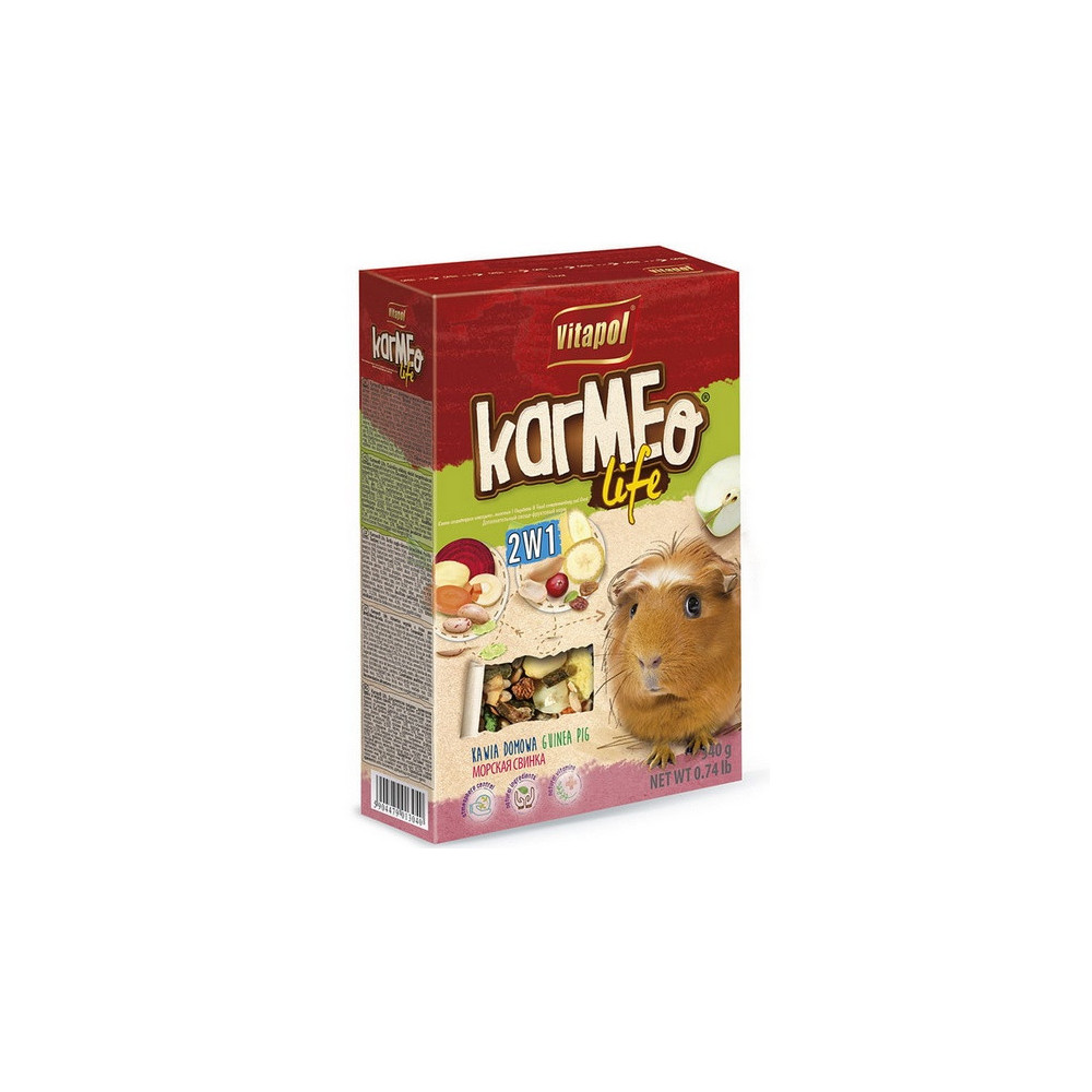Vitapol Pokarm dla świnki morskiej 2w1 owocowo-warzywny 340g [1304]